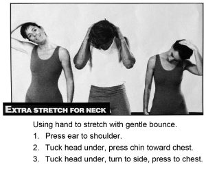 Extra neck stretch exercise