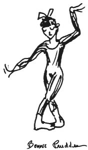 Dancer drawing by Bonnie Prudden