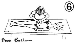 The Front of the Back - drawing by Bonnie Prudden