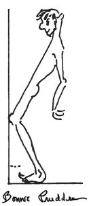 Calf Muscle Test drawing by Bonnie Prudden