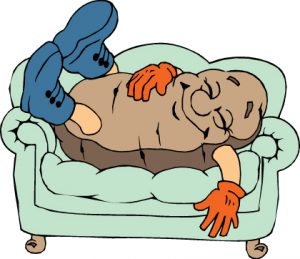 couch potato drawing