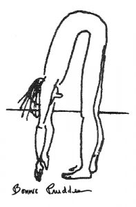Back Flexibility Test drawing by Bonnie Prudden