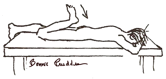 Quads Text Drawing by Bonnie Prudden