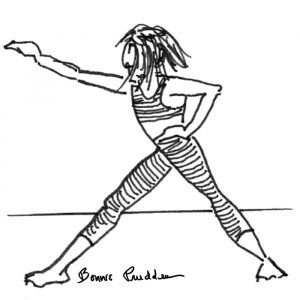 Warm up drawing by Bonnie Prudden